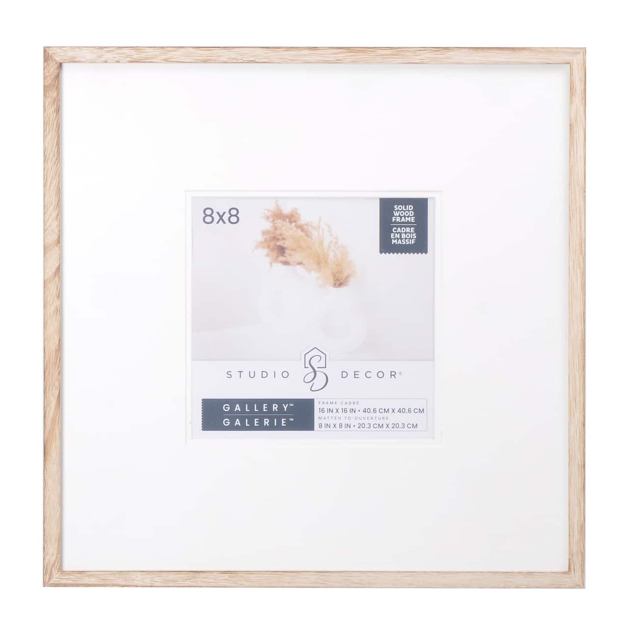 Gallery Natural Wood Frame with Mat by Studio Décor®
